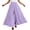 Light Purple, variant on YUEHUA Women's Casual Elastic High Waist Wide Leg Pants Palazzo Trousers Skirt Elegant Flowy Wide Leg Pants Loose