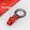 Orange, variant on Handcuff Keychain, Leather Strap Metal Car Key Ring, Fashionable Key Holder for Men & Women, Ideal Birthday Christmas Gift