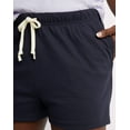 thumbnail image 4 of Hanes Women Jersey Shorts Essentials Cotton Lightweight Ring Spun Pockets XS-2XL, 4 of 5