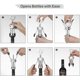 thumbnail image 5 of Wine Bottle Openers, Zinc Alloy Premium Wing Corkscrew Wine Opener With Multifunctional Corks And Caps Bottle Opener, Silver, 5 of 5