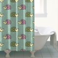 thumbnail image 4 of Cute Hedgehog Pattern Shower Curtain 72"x72" ,Bathroom Decorative Shower Curtains Set with 12 Hooks,Modern Waterproof Washable Shower Curtain, 4 of 6