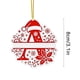 thumbnail image 1 of Decoraciones de Árbol de Navidad 26 Letras Decoraciones Colgantes de Navidad para Artesanías de Bricolaje, 1 of 5
