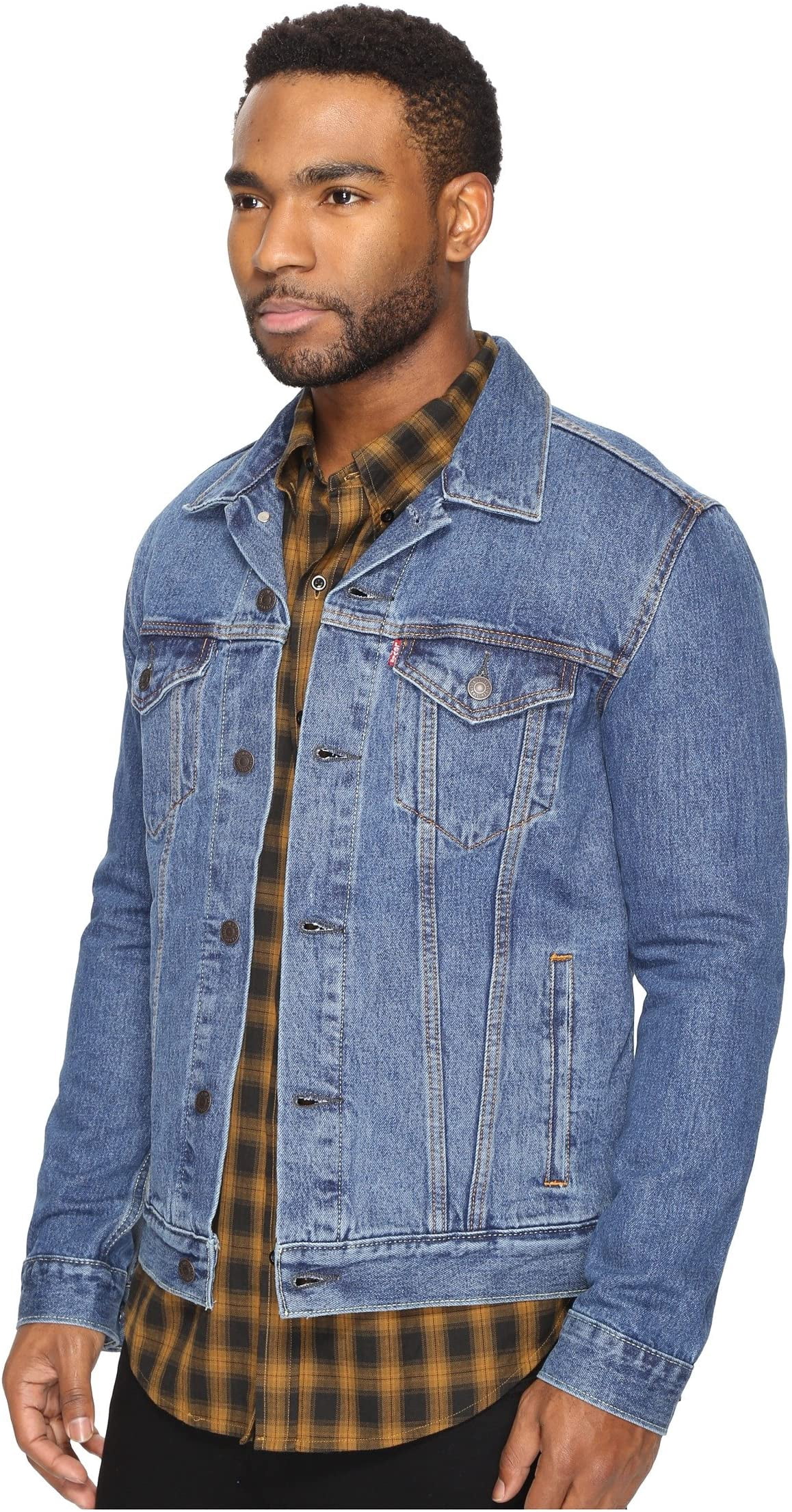 levi's trucker medium stonewash Off 61 