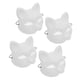 thumbnail image 2 of 4 Máscaras de Gato en Blanco con Malla para Halloween (Pintables) - Máscaras de Plástico para Proyectos Creativos DIY - Cosplay, 2 of 8