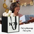 thumbnail image 3 of Bolsa NGLIV de lona impermeable para 70 cumpleaños, 30 x 33 x 19 cm, 3 of 6
