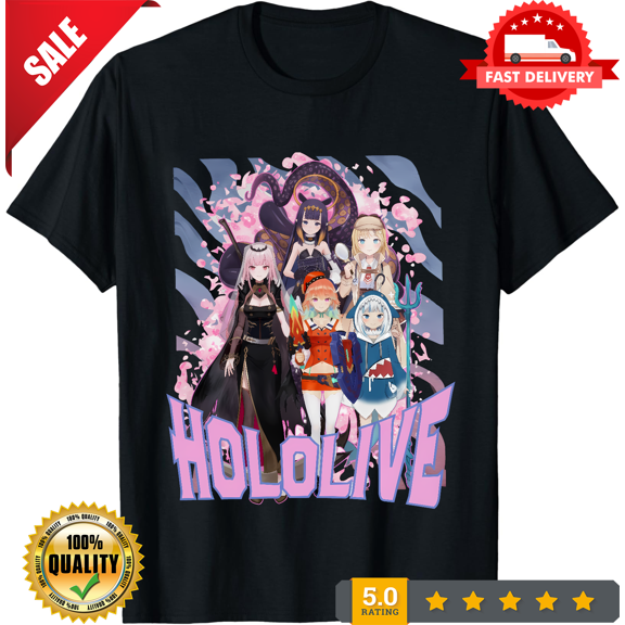 Anime NYC 2023 Hololive Meet Tshirt Black Shirt Best anime Manga Gift shirt 207 eBay, LIMITED EDITION-TH72207