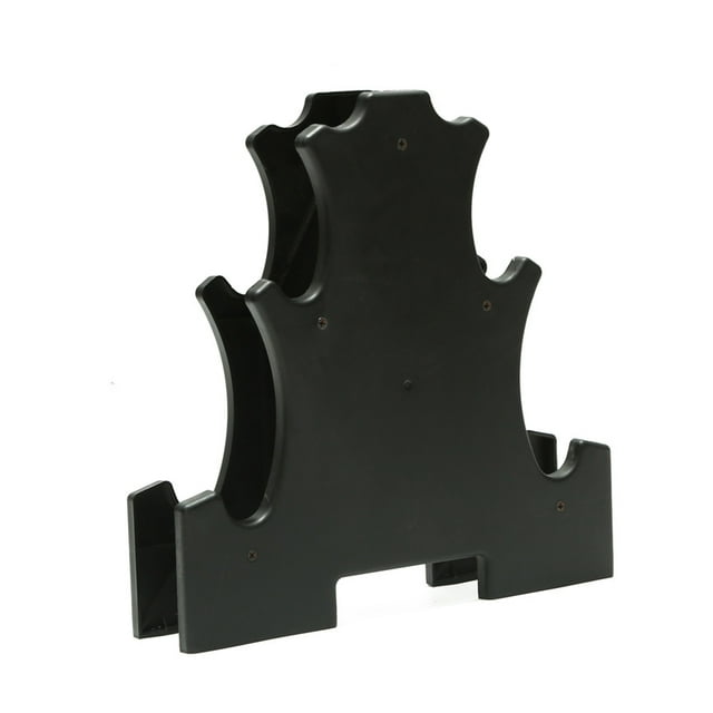 Comaie Dumbbell Stand Vertical Three-tier Storage Rack Hex Household Dumbbell Office Small Plastic Dumbbell Rack