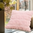 thumbnail image 1 of QIPOPIQ Easter Bunny Pillowcase Plush Jacquard Pillowcase Pink, 1 of 6