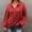 Red, variant on KIHOUT Fall Women's Sweatshirt Women Winter Casual Solid Button Drawstring Hoodie Pullover Tops