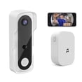 thumbnail image 1 of Smart Video Doorbell Home Wireless WiFi Doorbell Cámara impermeable al aire libre yeacher paquete, 1 of 7
