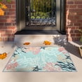 thumbnail image 5 of Ultrug Vintage Floral Rugs Soft Accent Area Rug Fluffy Carpet for Bedroom Living Room Home Decor,2'x3',Blue, 5 of 6