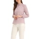 thumbnail image 4 of CAMISA DE CHIFFON CHIC INSPIRADA PARA MUJERES, OFICINA, CUELLO ALTO, MANGA LARGA, BLUSA M ROSA, 4 of 6