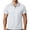 White, variant on Men Polos Shirt Short Sleeve V Neck Lapel Vintage T Shirts Causal Loose Fashion Breathable Golf Tees (XL, Gray)