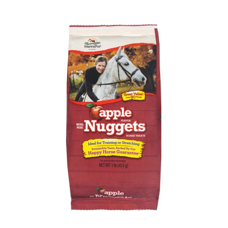 UPC: 0095668929534 | Manna Pro Apple Flavor Bite-Sized Nuggets Horse Treat  1 lb