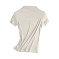 thumbnail image 4 of NJGRAE Workout Tops for Women Women’S V Neck Tees Women’S Casual Solid Color T Shirt Short Sleeve Top Lightweight Fashion Tee Yoga Casual Tshirts Women M, 4 of 4