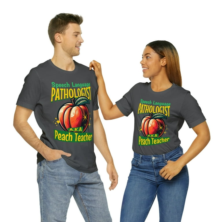 Speech Language Pathologist Cool Peach Teacher T-Shirt Speech Language Pathologist Cool Peach Teacher T-Shirt