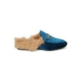 thumbnail image 2 of New Women Velvet Horsebit Fur Lined Loafer Mule - 18018 Cape Robbin Collection, 2 of 6