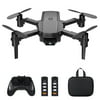 KF611 RC Drone Mini Foldable Drone for Kids Beginner Quadcopter Indoor Toy for Kids with Function Auto Hover Headless Mode 360° Rotation One Button Takeoff Landing with Bag