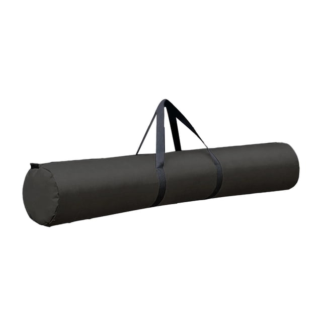 Quzzie Sac de Rangement pour Mâtx de Tente Randonnée Sac à Main Pliable en Oxford avec Fermeture Éclair pour camping Randonnée Escalade 19cm Noir