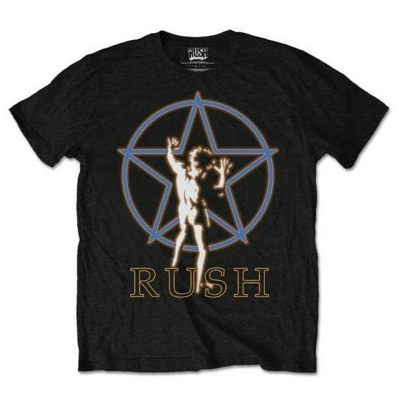 Rush Unisex T-Shirt Starman Glow (Small)
