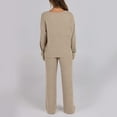 thumbnail image 4 of Women's Soft, Comfortable Knit Pajama Set, Apricot, 4 of 5