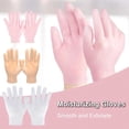 thumbnail image 2 of XEOVHV Clearance Moisturizing Gloves, Soft Silicone Gloves, Gel Spa hydrating Gloves, Aloe Lotion Gloves for Repairing Dry Cracked, Aging Hands, Eczema, and Softening Rough Skin, Calluses (2 Pairs), 2 of 8