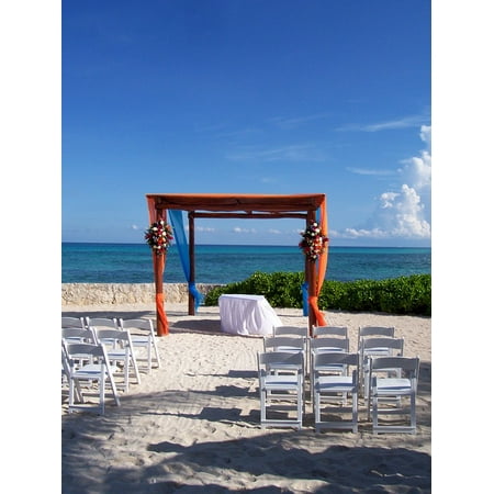 Laminated Poster Resort Water Mexico Sand Ocean Wedding Beach Poster Print 11 x (Best Wedding All Inclusive Resorts Mexico)
