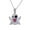 Silver, variant on Iced Hip Hop Ghost Emoji Gold / Silver Plated Pendant 20" Cuban Chain Necklace CP 1738 S