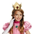 thumbnail image 3 of Super Mario Bros. Princess Peach Crown Halloween Costume Accessory, 3 of 3