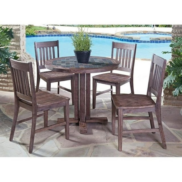 Home Styles Maroc Set de 5 Couverts en Fil de Fer Brossé