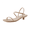 Tan, variant on Cushionaire Soprano Women’s One Band Kitten Heel with Ankle Strap – Minimalist Dress Sandal with Memory Foam & Strappy Silhouette