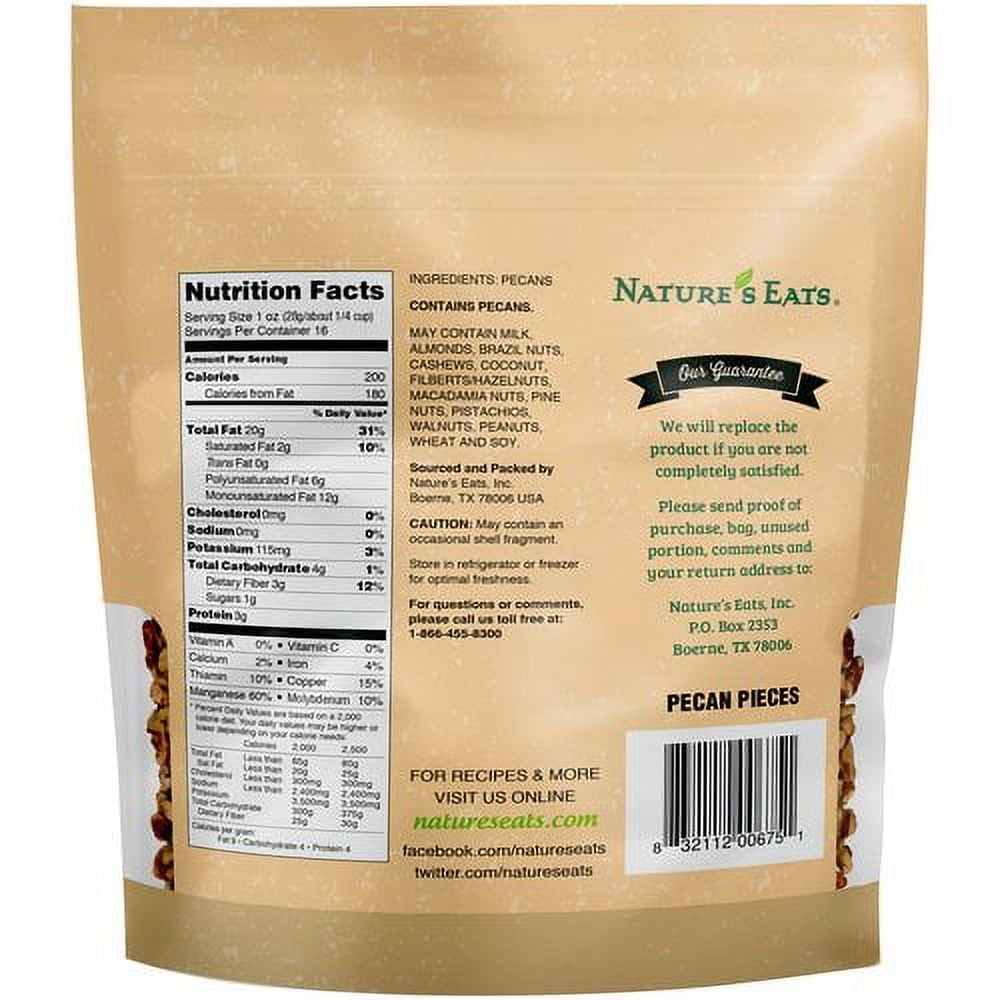 Nature's Eats Pecan Pieces, 16.0 OZ