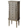 thumbnail image 1 of Bowery Hill Jewelry Armoire in Weathered Oak, 1 of 2