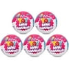 5 Surprise Toy Mini Brands Series 2 Capsule Collectible Toy For Kids of all ages by ZURU(5 Balls)
