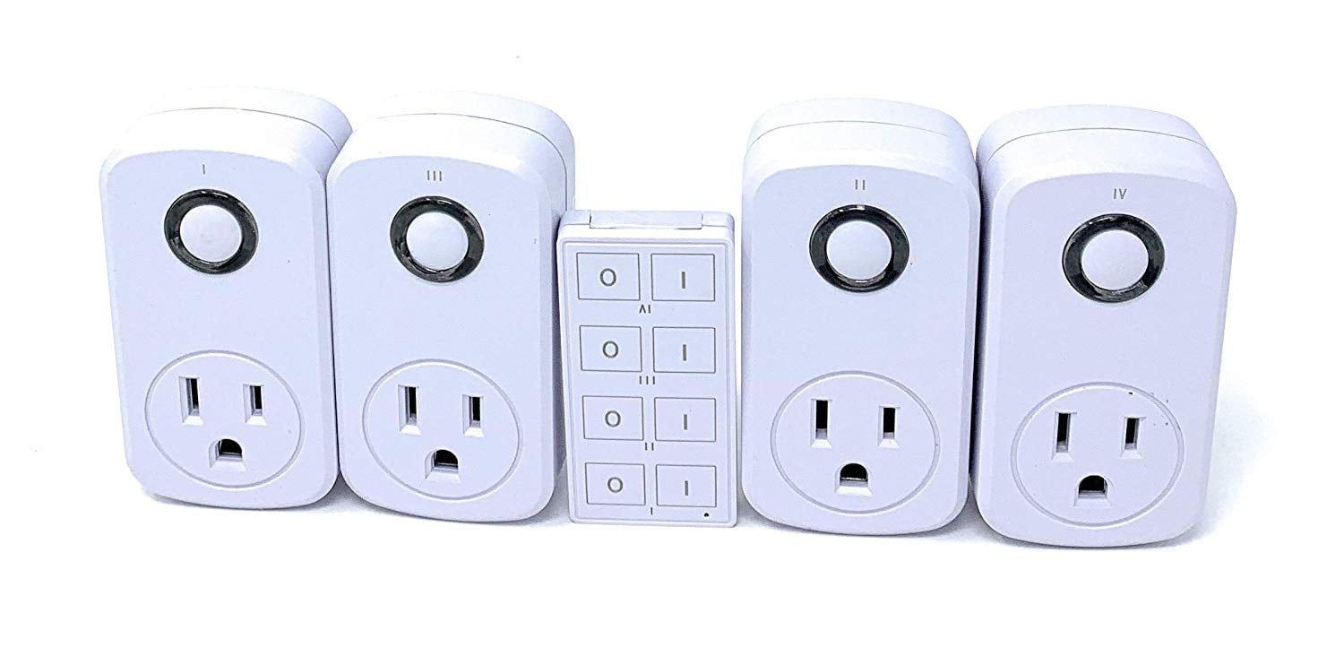 PRIME 4 Indoor Remote Control Wireless Outlets 