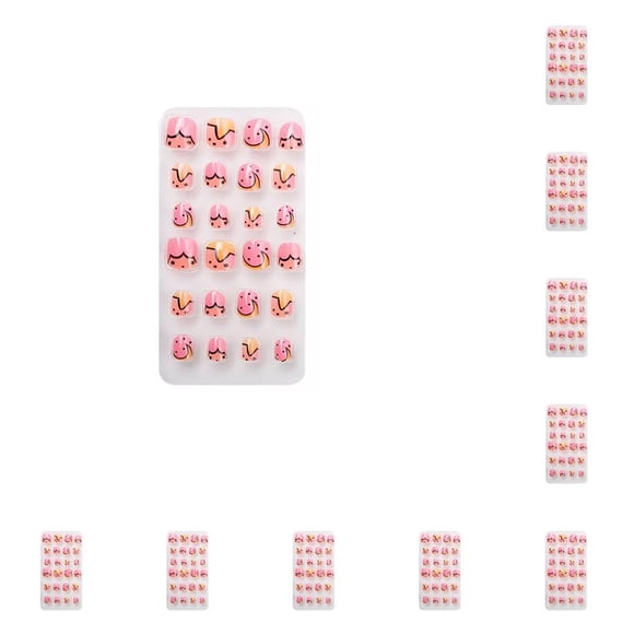 Seitruly 1 juego de envolturas navideñas para uñas Prensa en las uñas para niños PNT-16-19 de bricolaje extraíble PNT-16-19 10piezas
