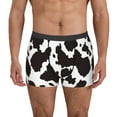 thumbnail image 1 of Lukts Cow Skin 2 Pattern Men's Underwear Covered Waistband Boxer Briefs-Small, 1 of 5