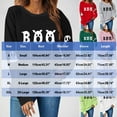 thumbnail image 3 of Heisall Womens Hoodie 2025 Autumn Winter Long Sleeve Hooded Pullover Halloween Print Loose Casual Fashion Sweatshirt, 3 of 4
