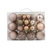 YIKA 50PCS Christmas Ball Ornaments Christmas Tree Decoration Holiday Multiple Styles Ornaments For Christmas Trees Party Ball Decoration