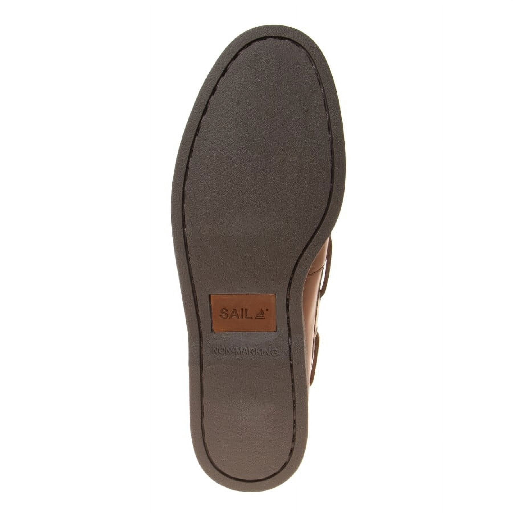 Sail Men'S Premium Medium Width Boat Shoes, Tan, 9.5