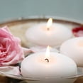 thumbnail image 3 of Velas flotantes KNOURT, 24 unidades, 7,6 cm, cera blanca sin perfume, 3 of 6