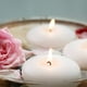 thumbnail image 3 of Velas flotantes KNOURT, 24 unidades, 7,6 cm, cera blanca sin perfume, 3 of 6