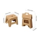 thumbnail image 3 of Folding Step Stool Heavy Duty Plastic Foldable Step Stool With Handle For Kitchen Bathroom Home Use, 3 of 6