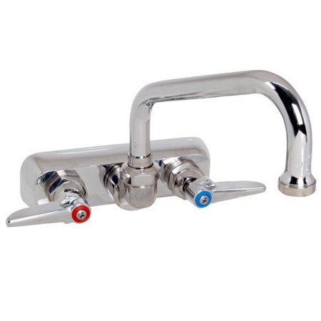 T S Brass B 1115 M Work Board Faucet Wall Mount 4 Centers 6
