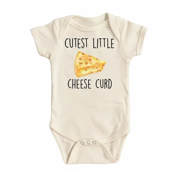 Cheese Curd Newborn Gift Baby Bodysuit