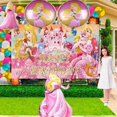 thumbnail image 3 of Princess Aurora Party Supplies Plates Decorations Birthday Cake Topper Banner Decor Backdrop Balloons, 3 of 8
