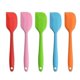 thumbnail image 1 of Silicone Spatulas, 8.5" Small Heat Resistant Non-sti Flexible Rubber Scrapers Bakeware Tool Essential Cooking Gadget (5 Pa), 1 of 4