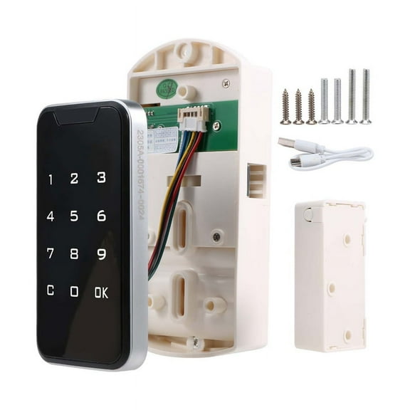 Electronic Smart Digital Electronic Door Lock Fingerprint Password Keyless Keypad xc11387
