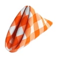 thumbnail image 1 of Servilletas LA Linen a cuadros, 18 x 18 cm, naranja y blanco (paquete de 10), 1 of 1