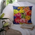 thumbnail image 3 of Carolines Treasures 6069PW1414 Flower - Gerber Daisies Decorative   Canvas Fabric Pillow 14Hx14W multicolor, 3 of 4